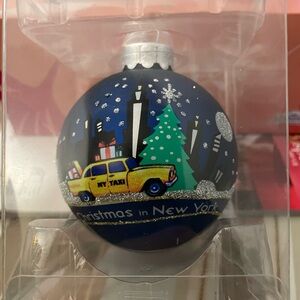 Christmas in New York Taxi Ornament Kurt Adler